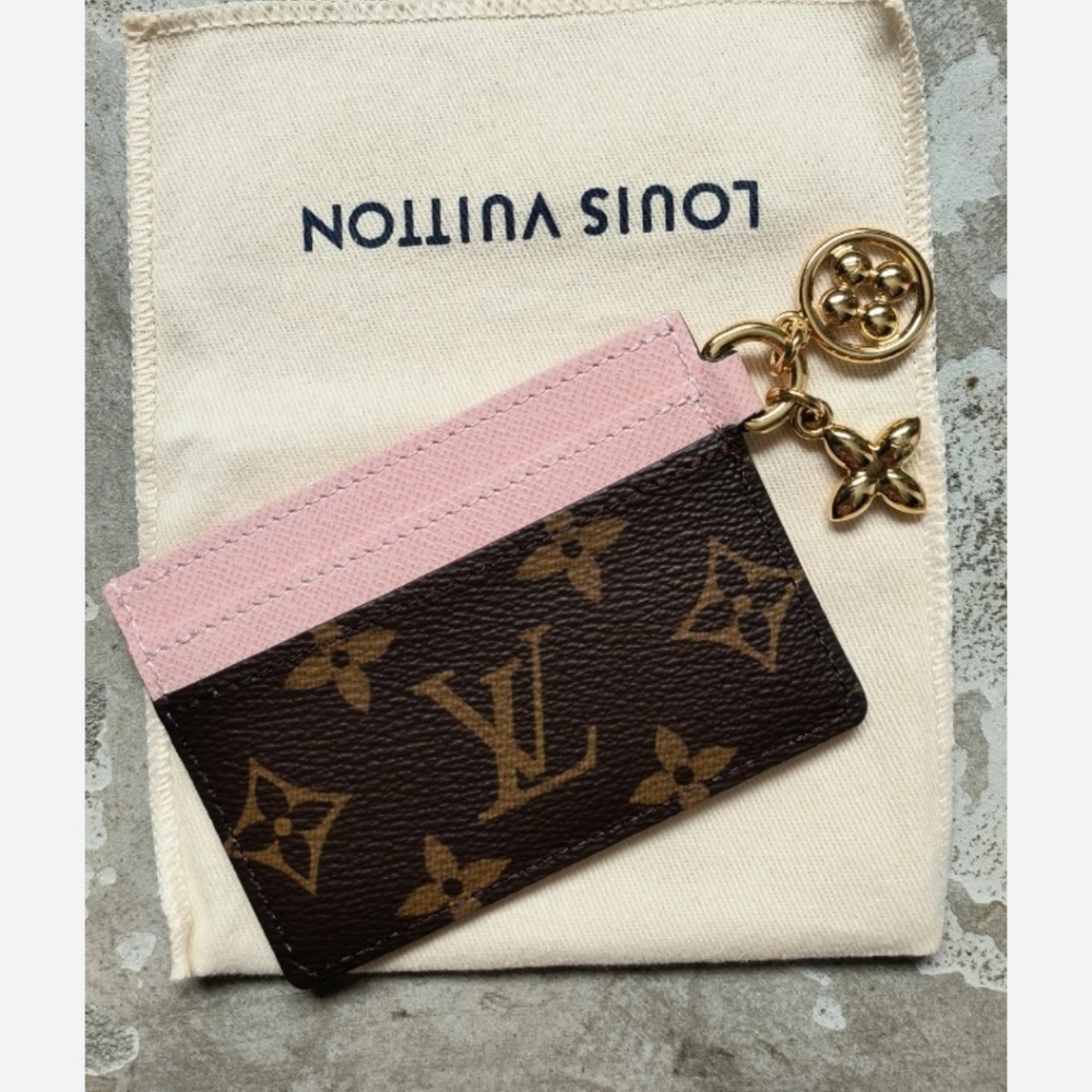 Louis Vuitton Charms Pink and Brown Card Holder - Picture 9 of 12